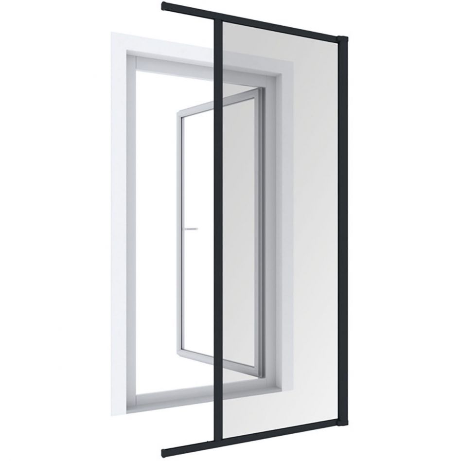 Windhager Insektenschutz Plus Rollo Tür 225x160 cm Anthrazit Image