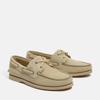 Bootsschuh TIMBERLAND "CLASSIC BOAT BOAT SHOE", Gr. 45, ltgrn suedewbei, Leder, sportlich, Schuhe