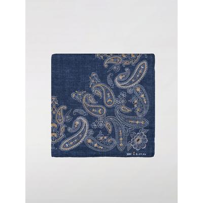 Kiton Pocket Square Men color Blue