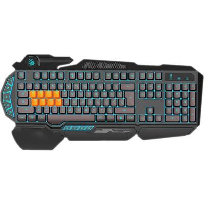 Bloody Gaming Programmable 8 Key Led Mechanical Gaming Keyboard - Cable Connectivity - Usb Interface Multimedia, Macro Hot Key(S) - Windows