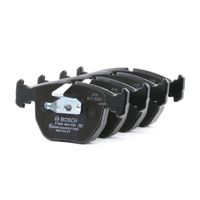 BOSCH Bremsbelagsatz BMW 0 986 494 028 34112282090,34112282556,BPBMWF6 E990R02A09041492,34111163307,34112229031,34113427503,34116761252,SFC500050 Image