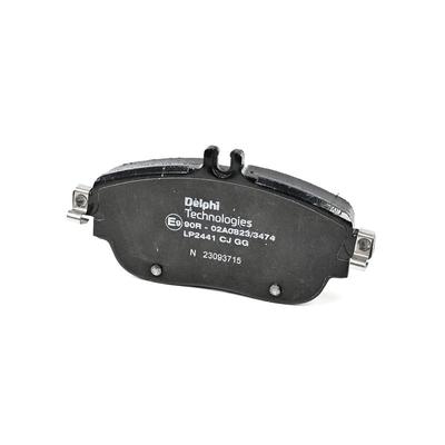DELPHI Bremsbelagsatz MERCEDES-BENZ,INFINITI LP2441 A0064204620,A0064208520,41060HG00C 0064208520,A0004203002,A0004209104,0004203002,410605DA0B Image