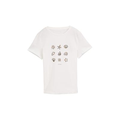 TOM TAILOR Damen T-Shirt mit Print, weiß, Uni, Gr. XXL Image