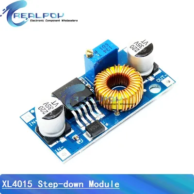 5A XL4015 DC-DC 4-38V to 1.25-36V 24V 12V 9V 5V Step Down Adjustable Power Supply Module LED Lithium
