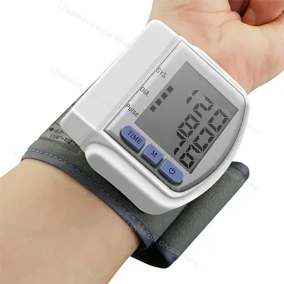Digitlal Tensiometro Health Medical BP Sphygmomanometer Wrist cuff Digital Blood Pressure Monitor