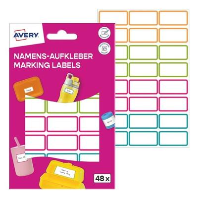 Avery Zweckform 48er-Pack Namens-Aufkleber 32x15 mm Image