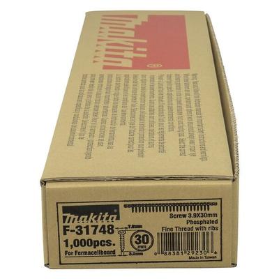 makita Schnellbauschrauben F-31748 3,9 x 30,0 mm 1000 Stück Image