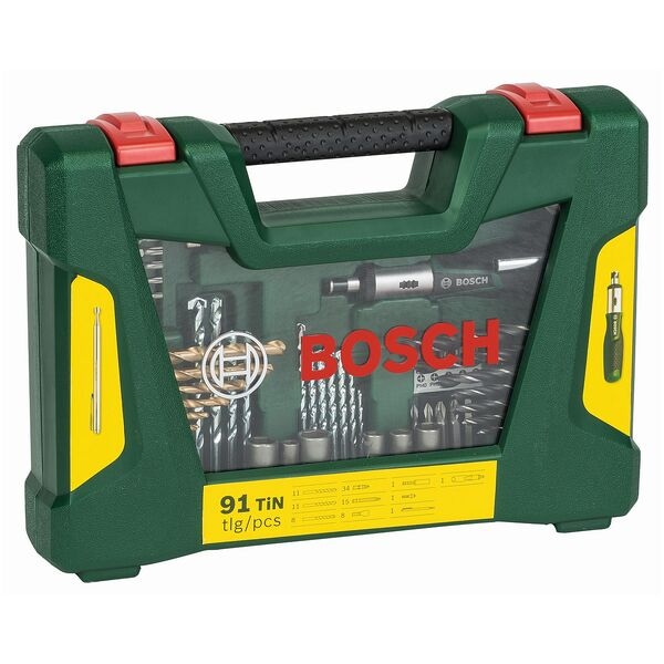 BOSCH Bohrer- und Bit-Set »V-Line« 91-teilig braun Image