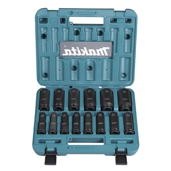 "makita Steckschlüssel-Satz »IMPACT BLACK 1/2""« E-16586 14 Stück"