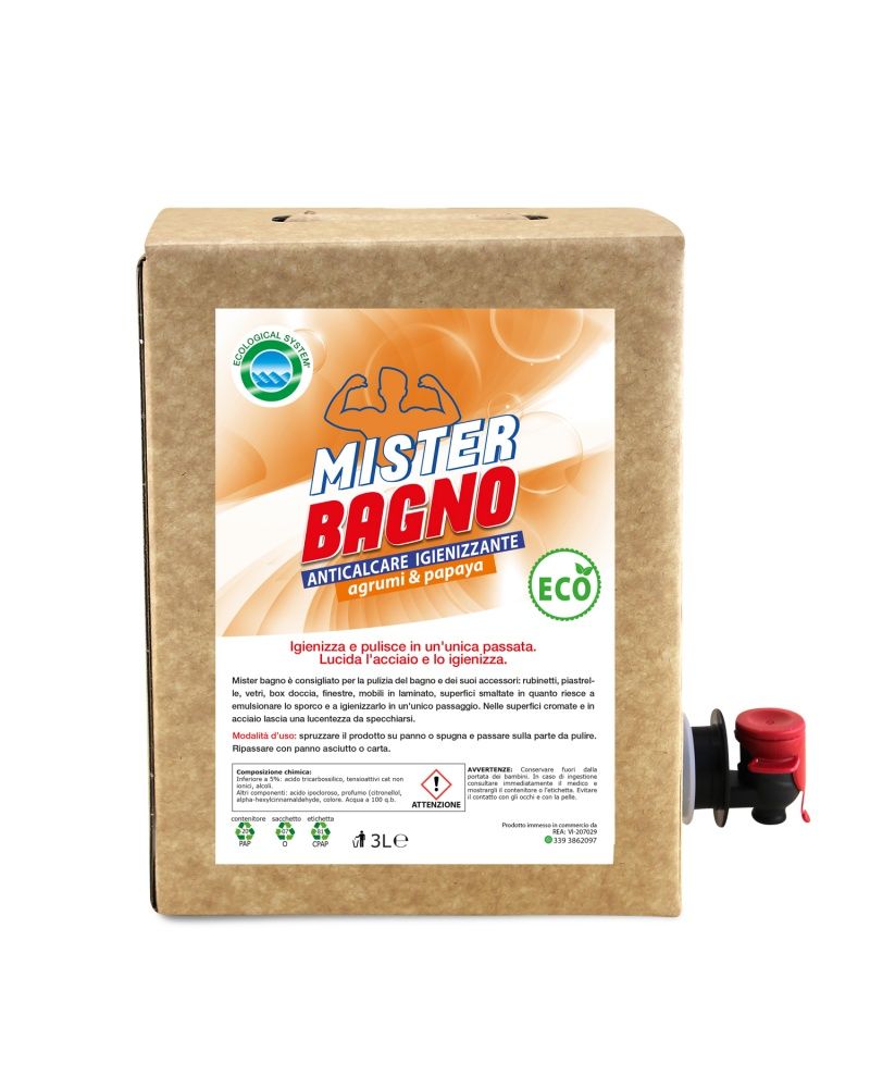 Mister Bagno detersivo bagno - Tutochimica 3 l