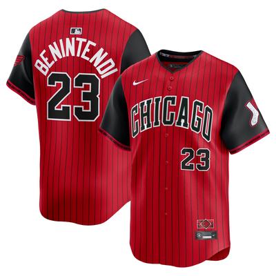 Chicago White Sox Nike MLB City Connect Limited Trikot – Rot – Andrew Benintendi – Herren Image