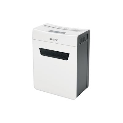 LEITZ Aktenvernichter IQ Protect Premium 4M 2x15mm Mikro-Partikelschnitt 4 Blatt weiß Packung mit 2 Stück Image
