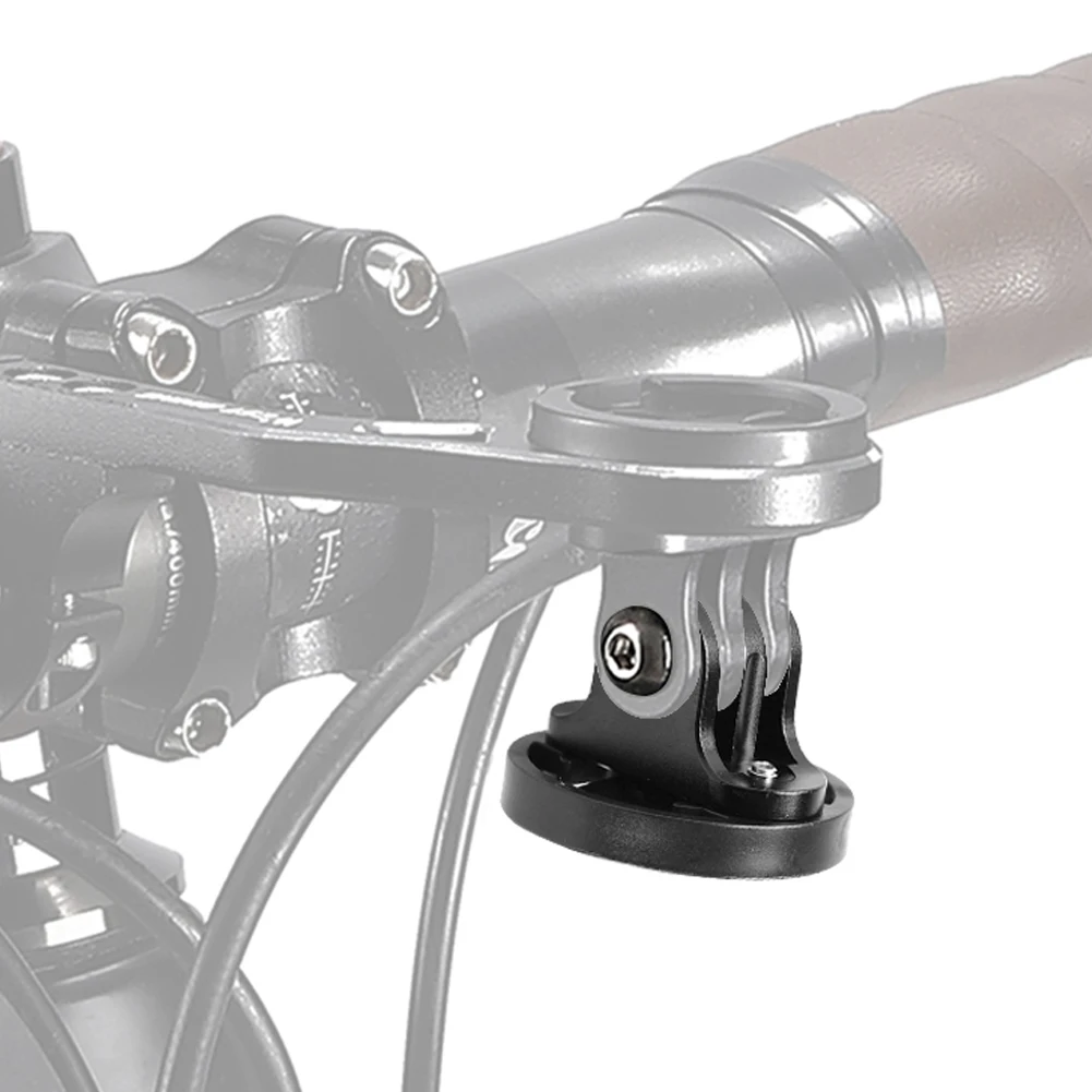 Fahrrad Kamera Halterung Halterung Adapter Stabile Computer Halterung Aluminium Legierung Kamera Scheinwerfer Adapter für Garmin Edge Interface Image