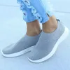 Mode Sneaker Frau Flache Damen Schuhe Plus Größe Sneaker Frauen Slip Auf Socke Schuhe Plattform