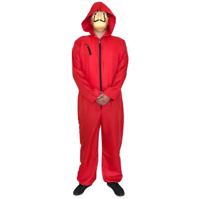 2024 Modisches Halloween-Kostüm Dali Dali Roter Overall Clown-Kostüm Cosplay Anime-Kostüme Coole Image