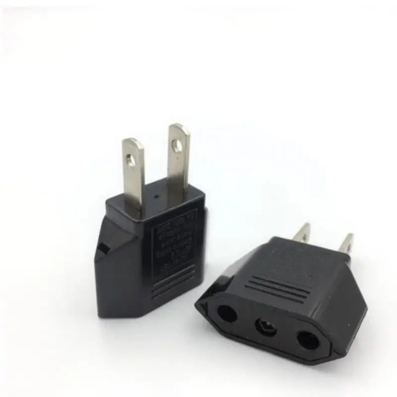 EU Euro Europa zu uns USA Power Jack Wand stecker Konverter Reise adapter Adapter Image