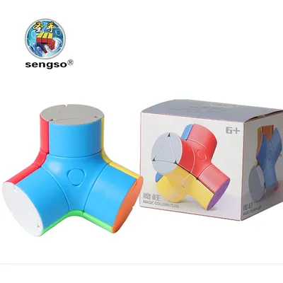 Sengso magische Säule Säule Würfel Sonderform Magie Cube unregelmäßige Würfel Beruf Puzzle Image