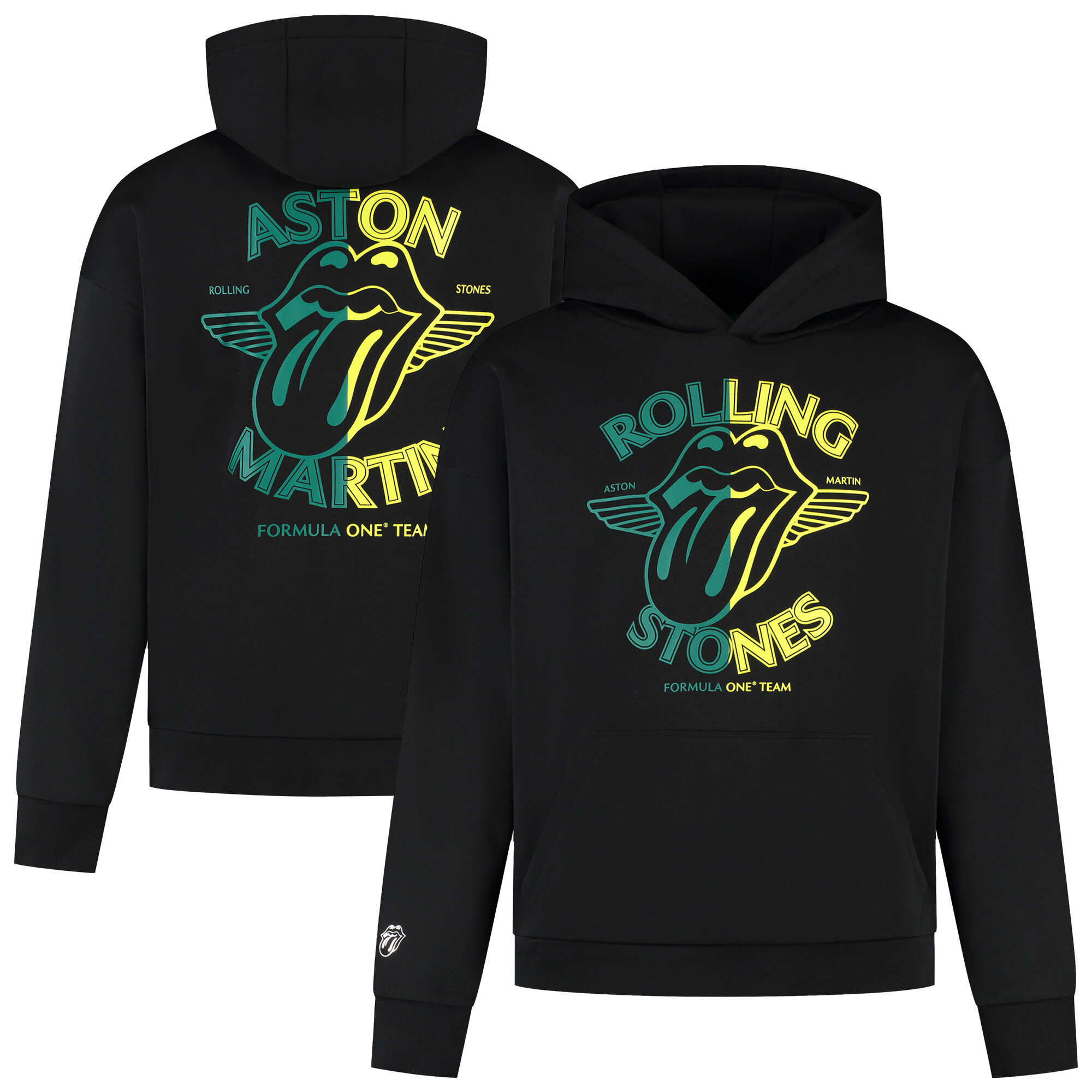 Aston Martin Rolling Stones Special Edition Hoodie – Schwarz Image