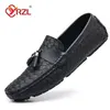 YRZL Luxus Herren Loafer Schwarz Weiche Mokassins Slip auf Schuhe Mann Hohe Qualität Herren Schuhe