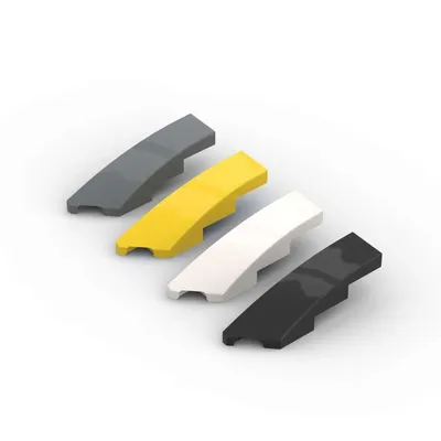 MOC 10PCS 5414 Geformt Arc Panel 1x4 Rechts Bausteine Keil Bord Teil Ziegel Partikel Montieren Image