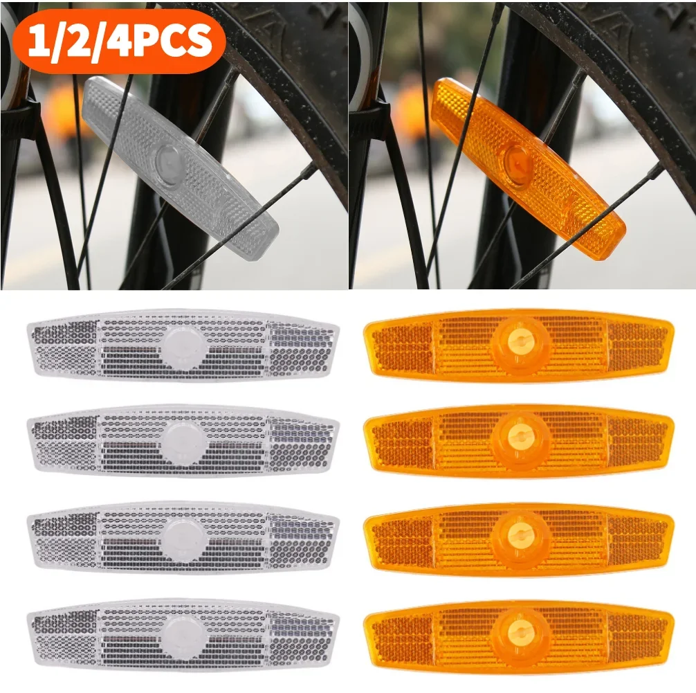 1-4PCS Fahrrad Speichen Reflektoren MTB Rennrad Warnung Speichen Sicherheit Reflektor Lichter Fahrrad Felge Lichter Radfahren zubehör Image