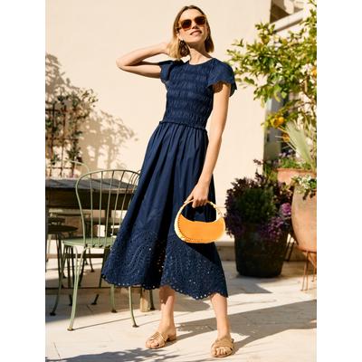 J.McLaughlin Women's Somerset Dress Navy, Size Small | Cotton