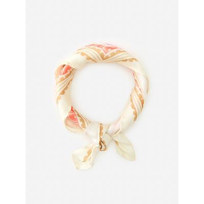 J.McLaughlin Women's Nikka Silk Scarf in Painted Medley Pink/Tan