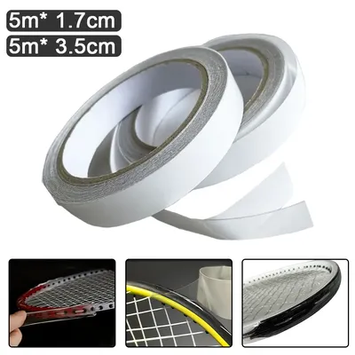 5M Racket Head Protection Tape Transparent Badminton Outdoor Paddle Frame Tennis Guard Strap Prevent