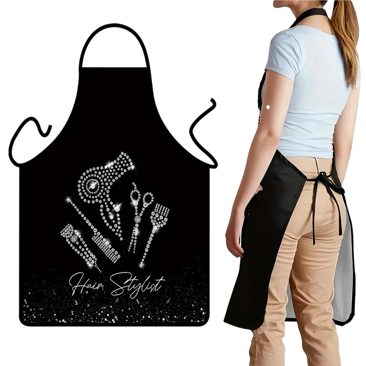 Cape de barbier pour hommes et femmes, 1 pièce, coupe de cheveux, coiffure, teinture, tablier, outils, accessoires pour cuisine, salon de beauté des ongles