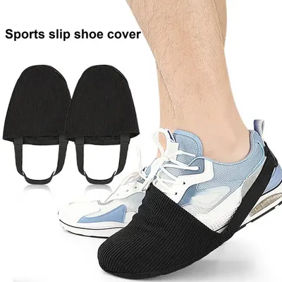 Non-Slip Bowling Shoe Slider Covers With Elastic Band Adjustable Bowling Shoe Sock Bowling