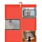 Pet dog fence nylon foldable dog isolation net cat and dog safety protection fence without punching pet supplies