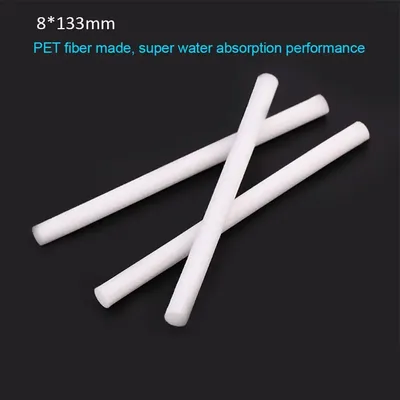 10pcs/lot 8*133mm Humidifiers Filters Cotton Swab for USB Air Ultrasonic Humidifier Aroma Diffuser