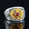 Freemason Masonic Knights Templar G Llluminati Sterling Silver Ring