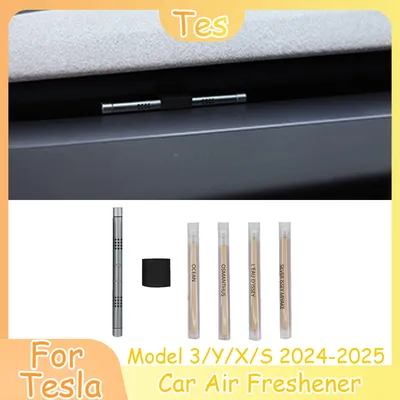 For Tesla Model 3/Y/X/S 2024-2025 Car Air Freshener Dashboard Perfume Fragrance Aromatherapy