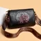 Sac à main décontracté en cuir souple pour femmes, sacs à bandoulière, nouvelle mode imprimée,