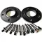 2 pezzi 15mm 5x112 665 distanziale audi 66,45 per Audi a4 b8 | 10 pz 14x1.5 bulloni a sfera audi a4