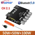 WOOPKER ZK-MT21 Modulo amplificatore audio 2x50W + 100W Subwoofer a 2.1 canali Bluetooth 5.0 Scheda amplificatore di potenza digitale AUX 12V/24V
