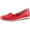 Slipper HEINE, Damen, Gr. 41, rot, Leder, Leder, sportlich, Schuhe