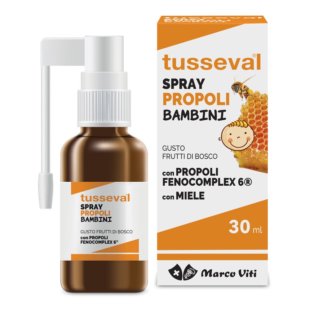Tusseval Gola Propoli Spray Per Bambini 30 Ml ml orale