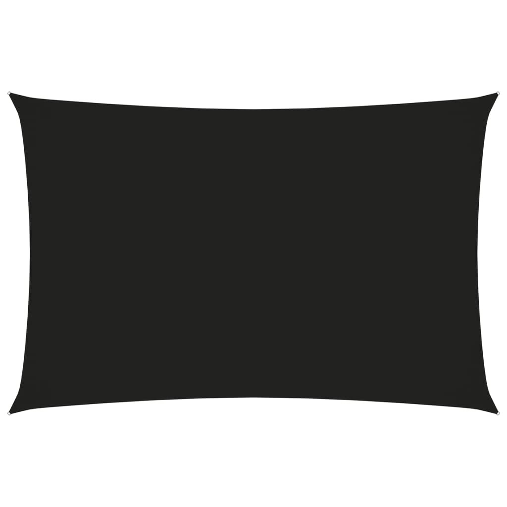 vidaXL Sonnensegel Oxford-Gewebe Rechteckig 5x7 m Schwarz Image