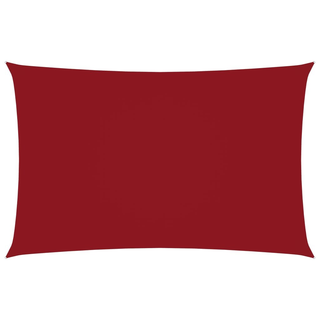 vidaXL Sonnensegel Oxford-Gewebe Rechteckig 2,5x5 m Rot Image