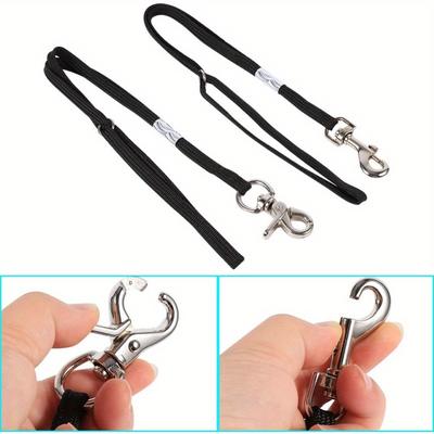 TEMU 1pc Fdit Adjustable Dog Grooming Lead, Polyester Loop With Locking Clip For Pets, Animal Restraint Rope Harness For Grooming Table, Bath - Suitable For Dogs Image
