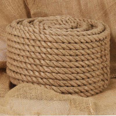 TEMU Rope, Jute Rope 25m Long, 20mm Thick, Wear-resistant, Suitable For Home, Garden And Workshop Image
