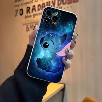 TEMU (authorized) [valentine's Day] [easter] 1pc Stitch Themed Phone Case, Tpu Protective Case, Compatible With Iphone Series, Ideal Birthday Presents For , Valentine's Day Gifts, Easter Gifts. Image
