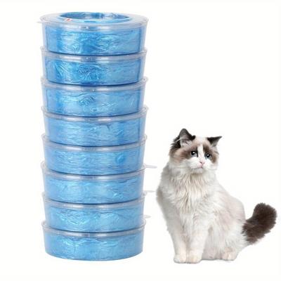 TEMU Pack Of 8 Nappy Bag Refill Cassettes Compatible With Nappy Bin & Litter Locker Ii , 8 Pack Lavender Fragrance Image