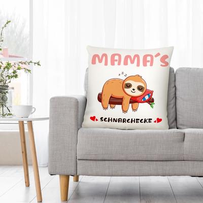 TEMU Gift For Mom, Day Gift, Pillow Covers 45x45 Cm, Sloth Pattern Decorative Pillow, Christmas Gifts For Mom, Birthday Gift For Mom, Gift, Mother Gift Image