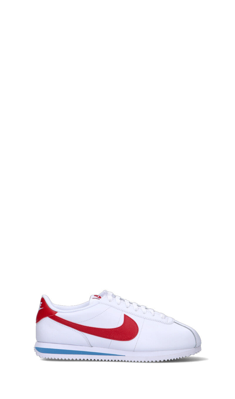 NIKE - CORTEZ Sneaker uomo bianca/rossa in pelle