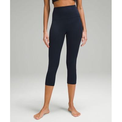 Align High-rise Crop Leggings With Pockets - 23" - Color Blue - Size 0