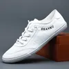 Herrenschuhe, flache Turnschuhe, weiße Schnürschuhe, Tenis Masculino, Übergröße 46, Herren-Freizeitschuhe, leicht, atmungsaktiv