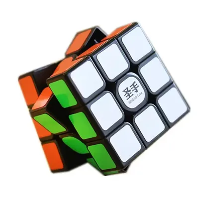 Legend S 3x3x3 Schwarzer Aufkleber / Stickerless Magic Cube Professionelle 3x3 Speed Cubes Puzzles Image